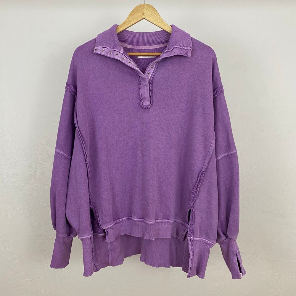 We The Free - Free People Camden Sweatshirt - Bubble Tea - Small